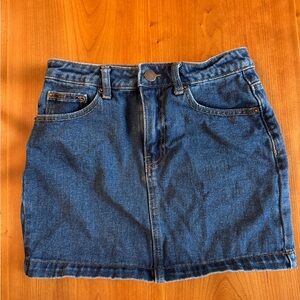Denim Mini Skirt